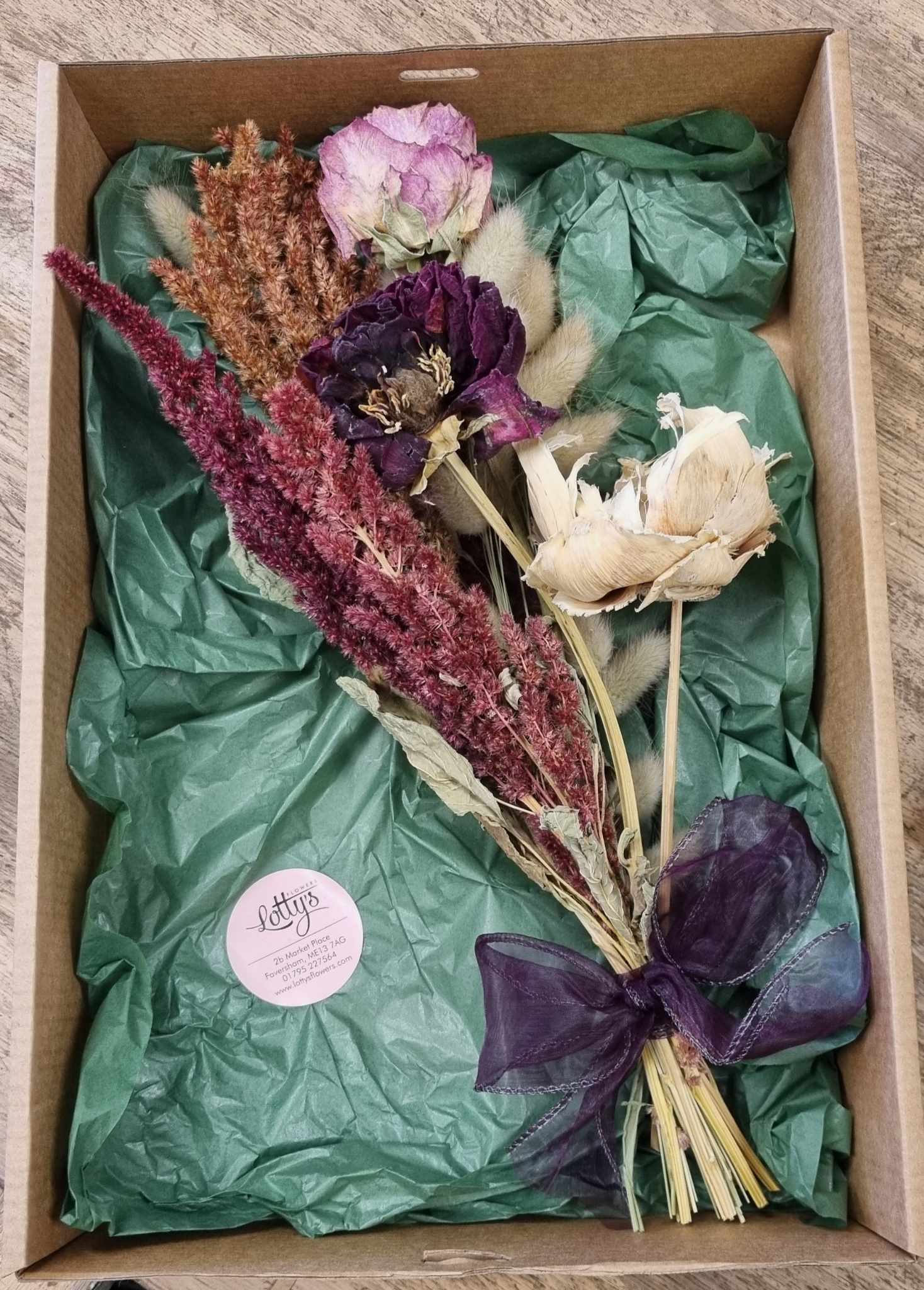 The Dried Bouquet in a Box