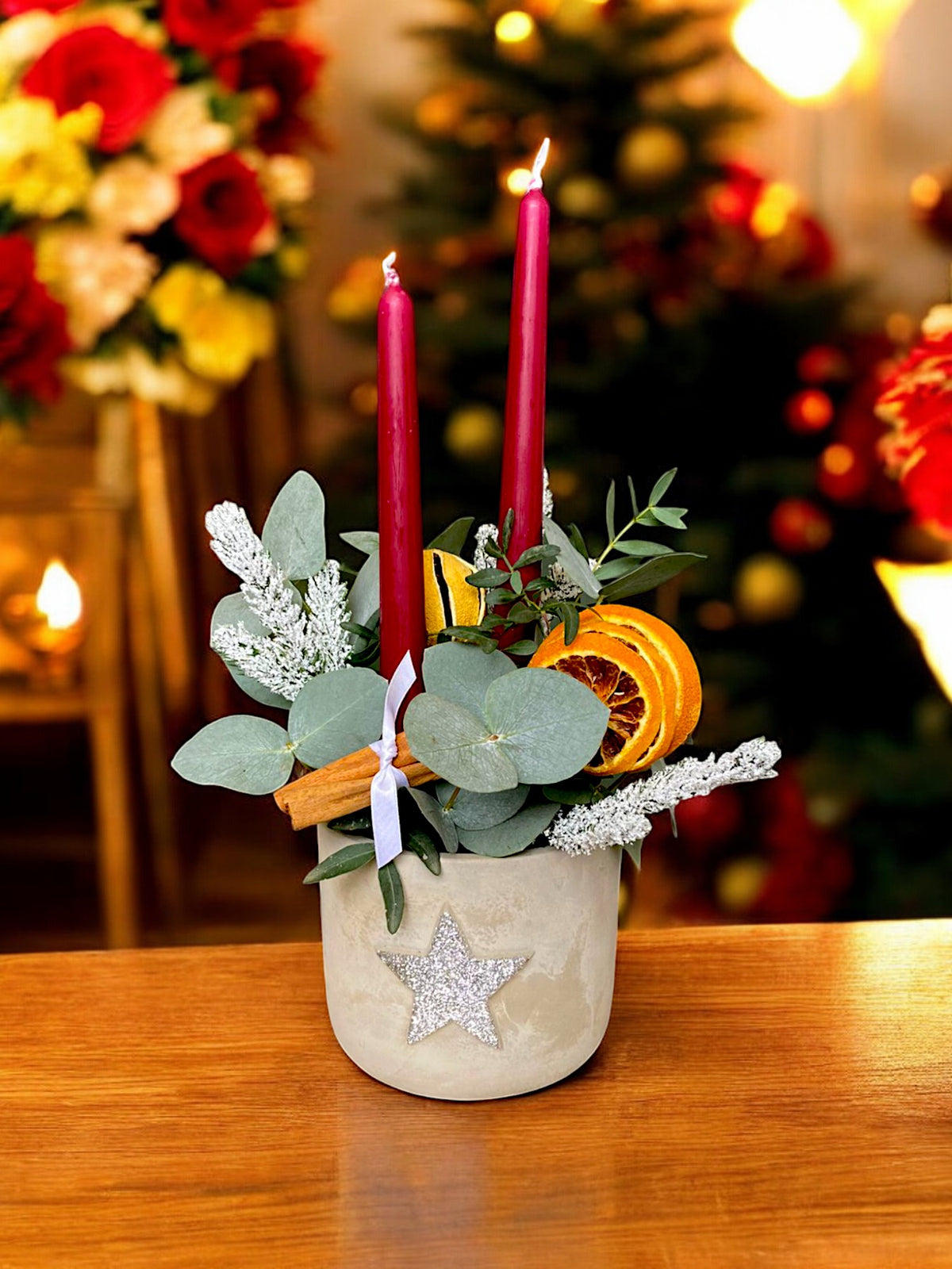 Candle Xmas Arrangement