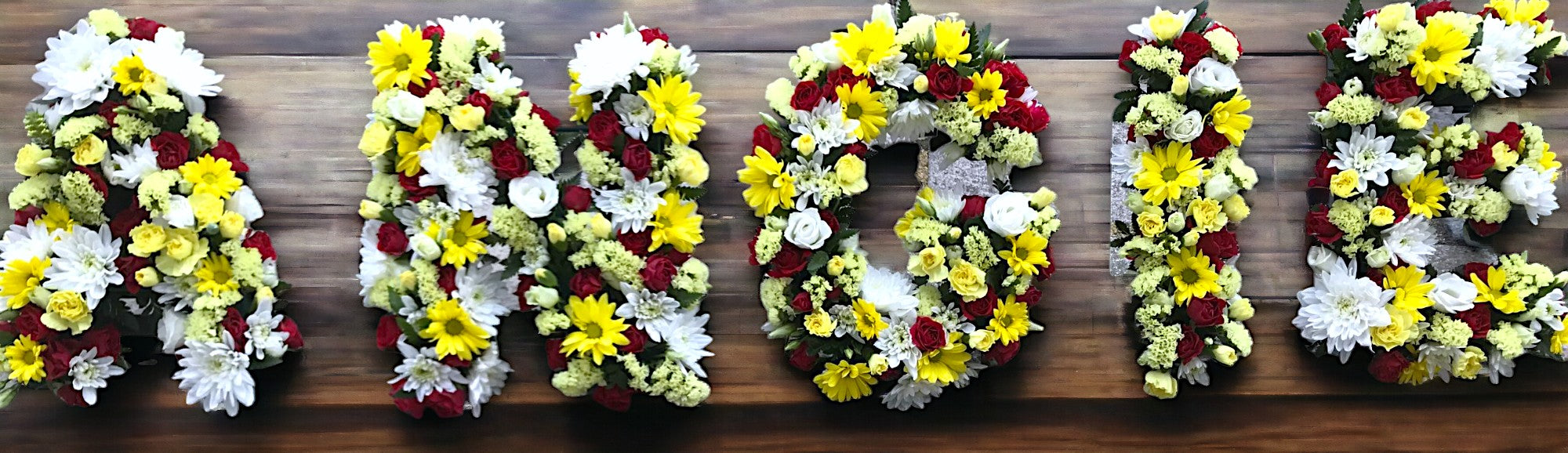 Mixed Flower Letters