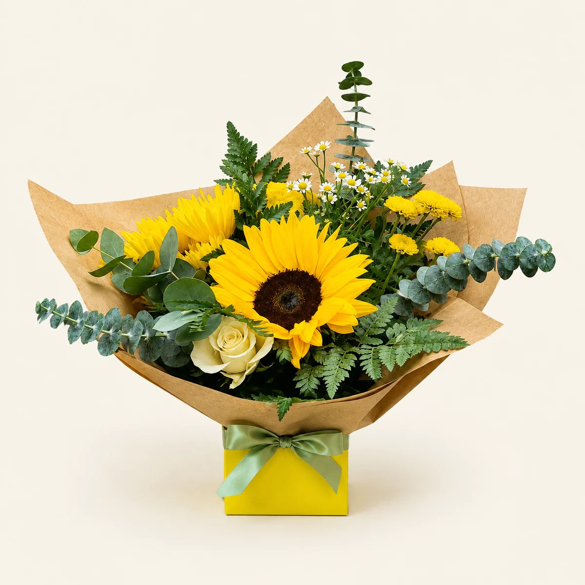 The Sun, a handcrafted bouquet by Lotty's Flowers