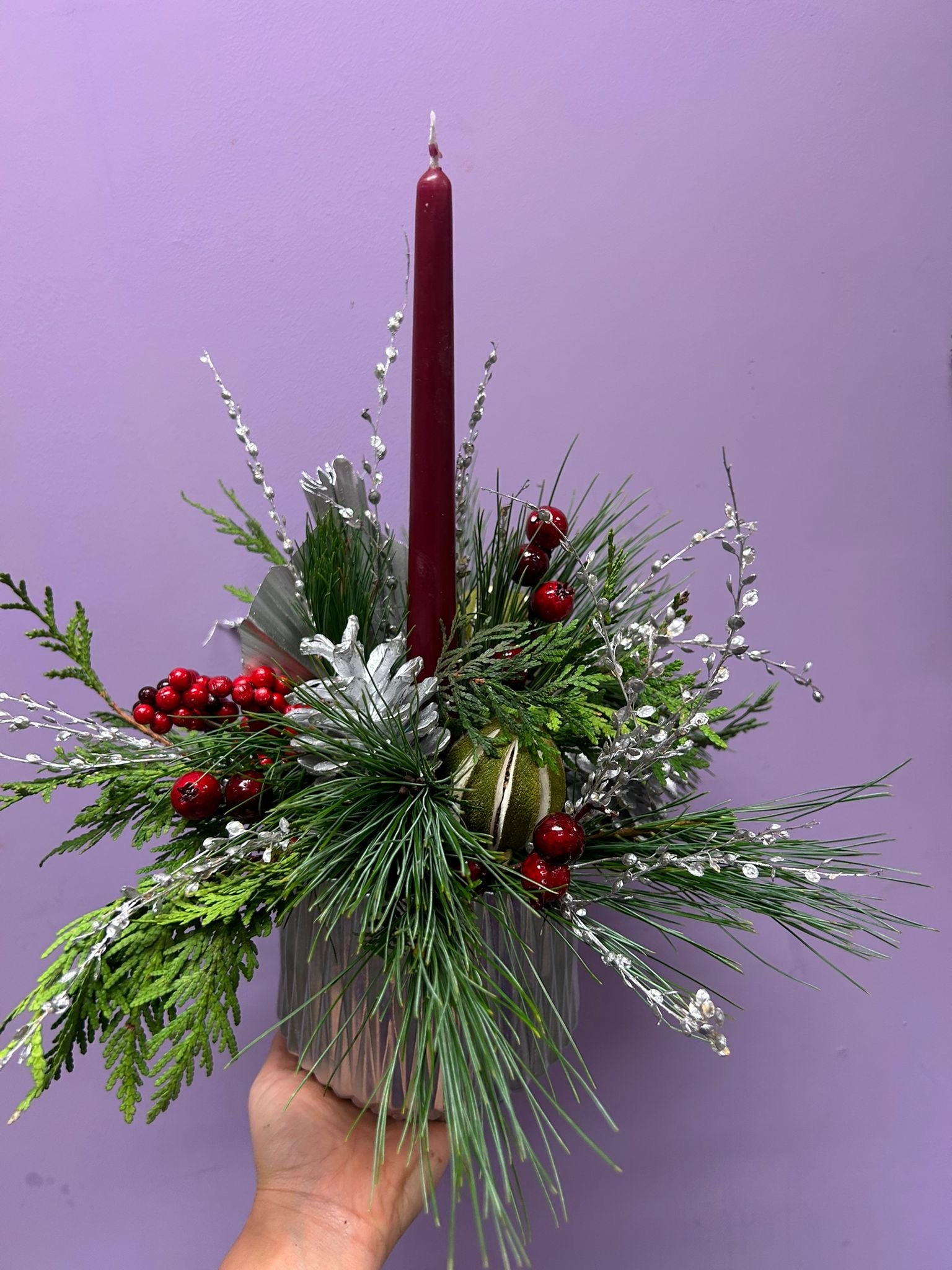 Candle Xmas Arrangement