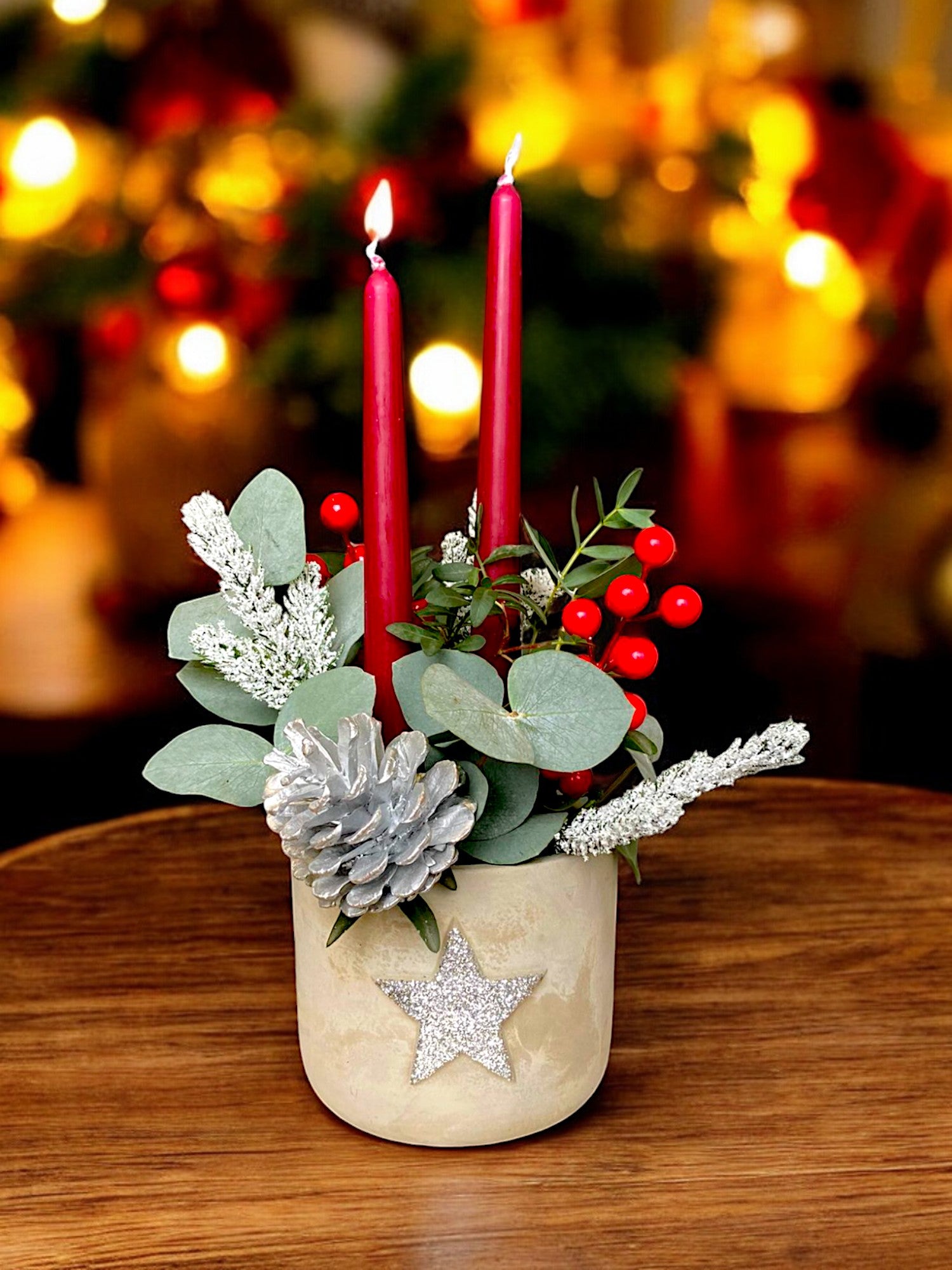 Candle Xmas Arrangement