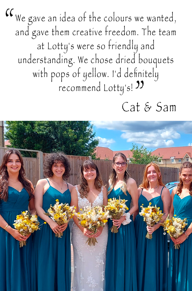 Cat & Sam Wedding Testimonial