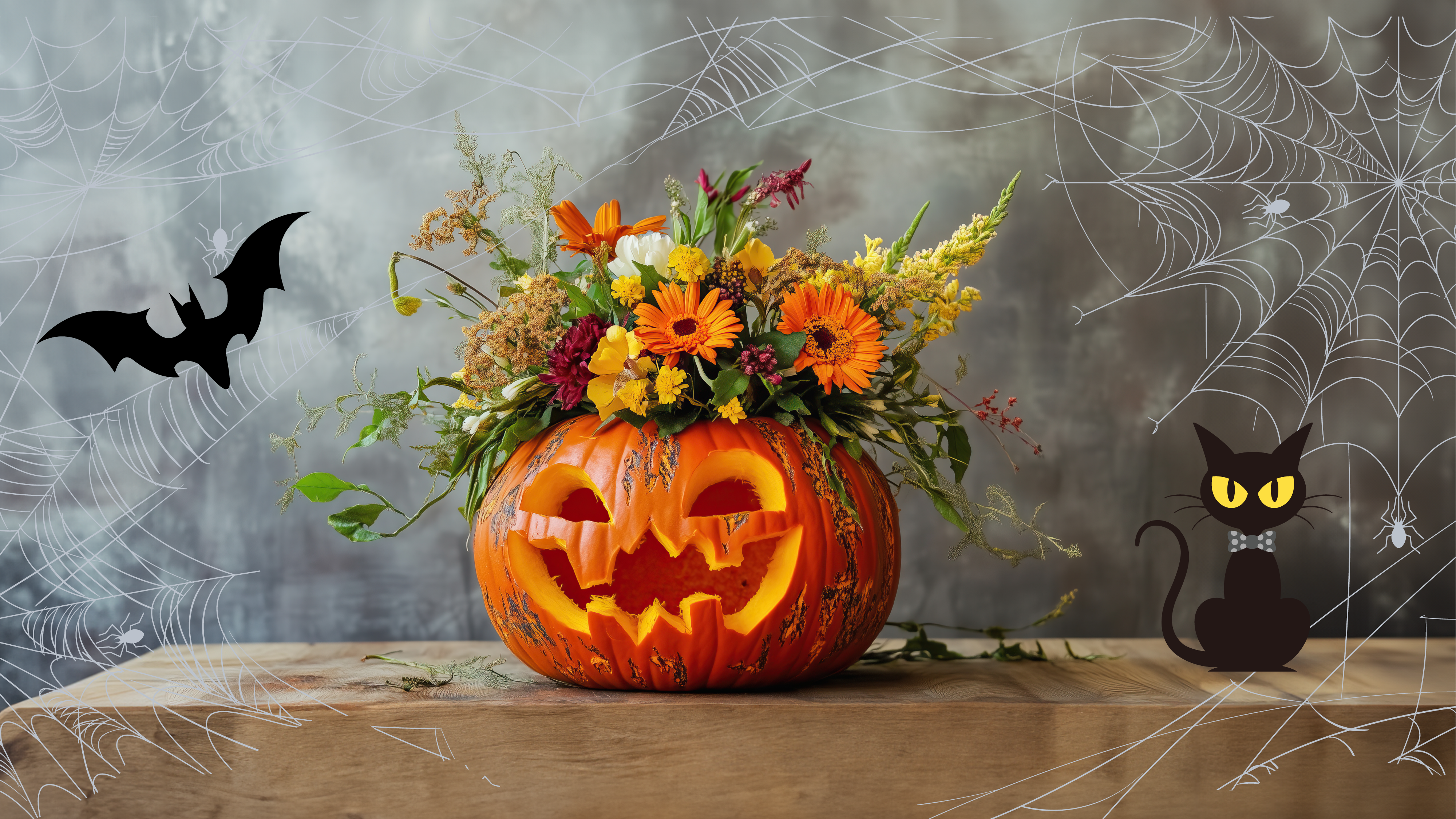 Halloween Floral Pumpkin Workshop