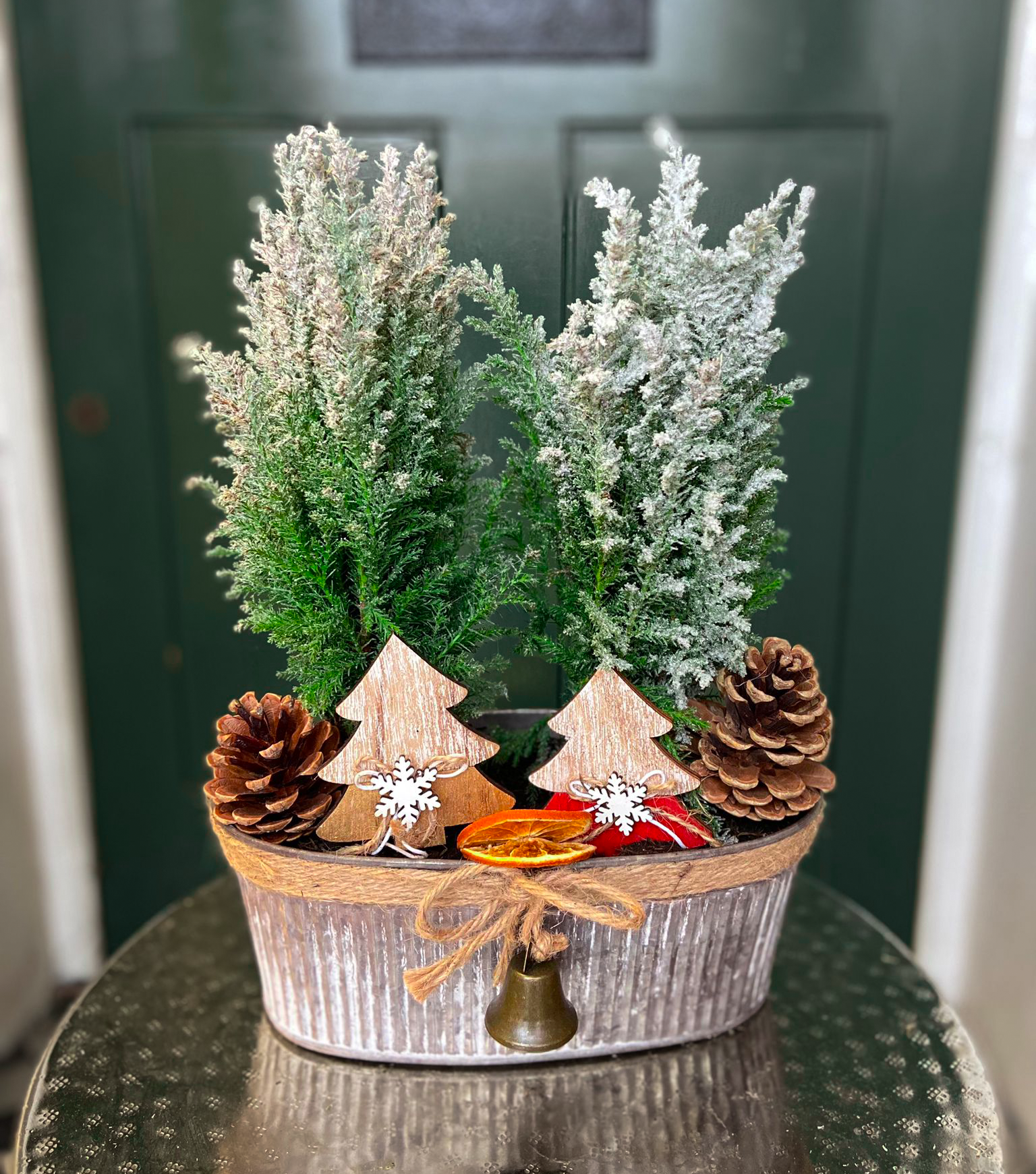 Christmas Woodland Planter