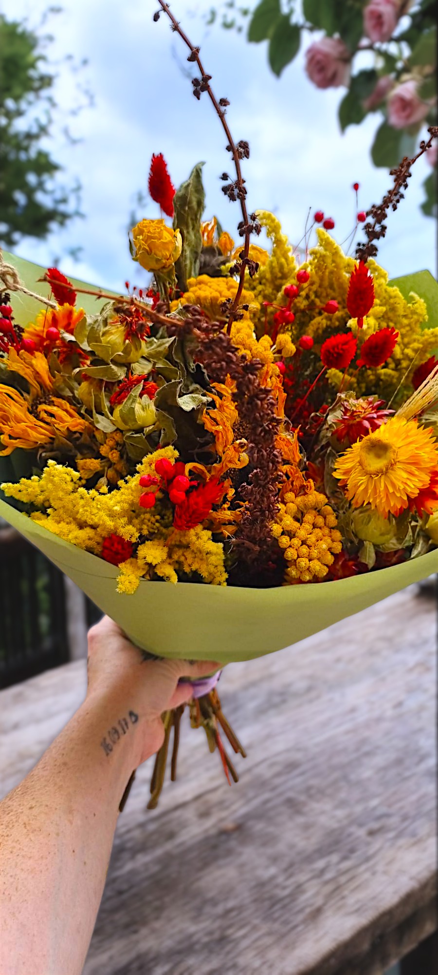 Everlasting Dried Bouquet