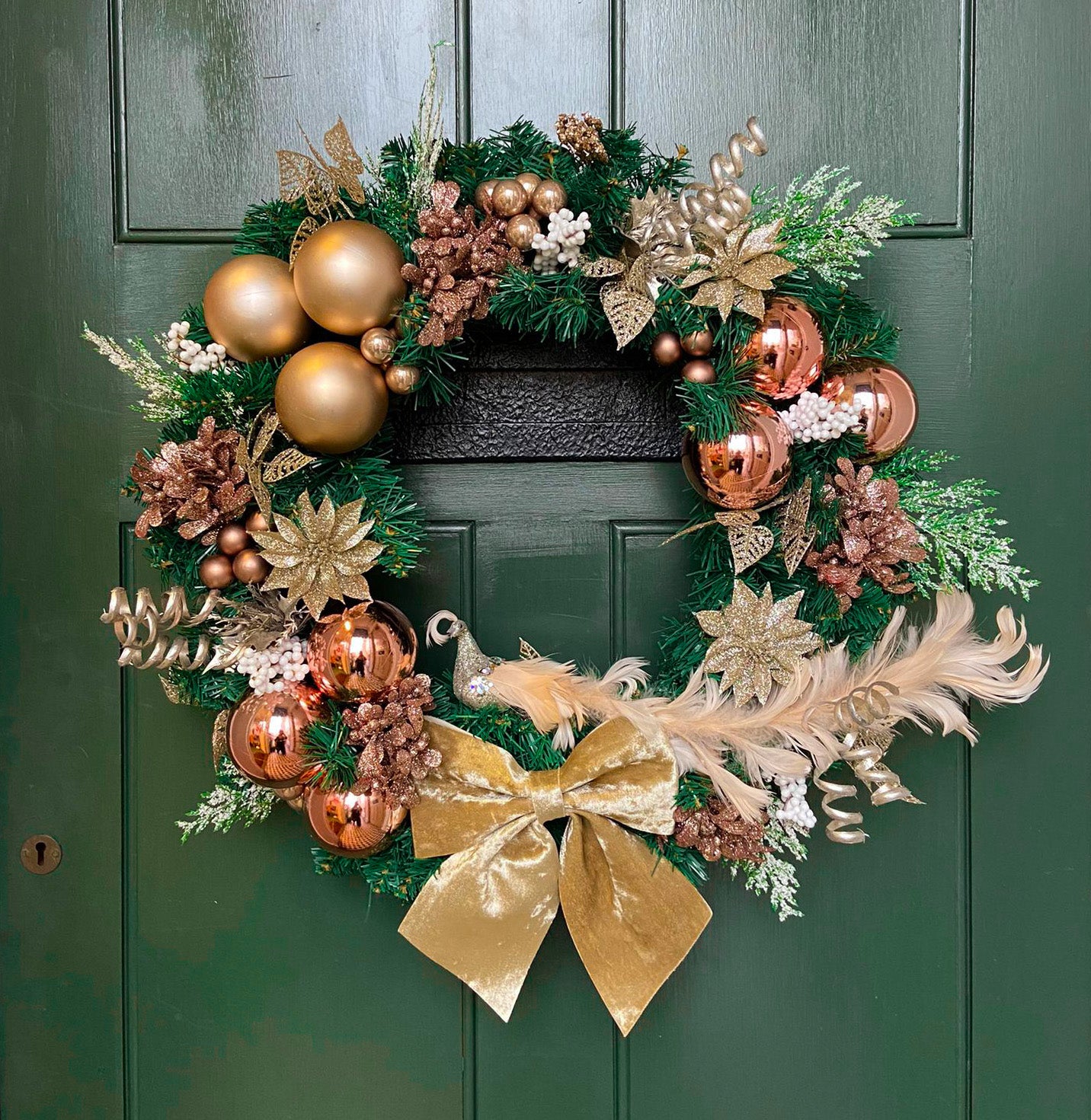 Golden Crush Wreath