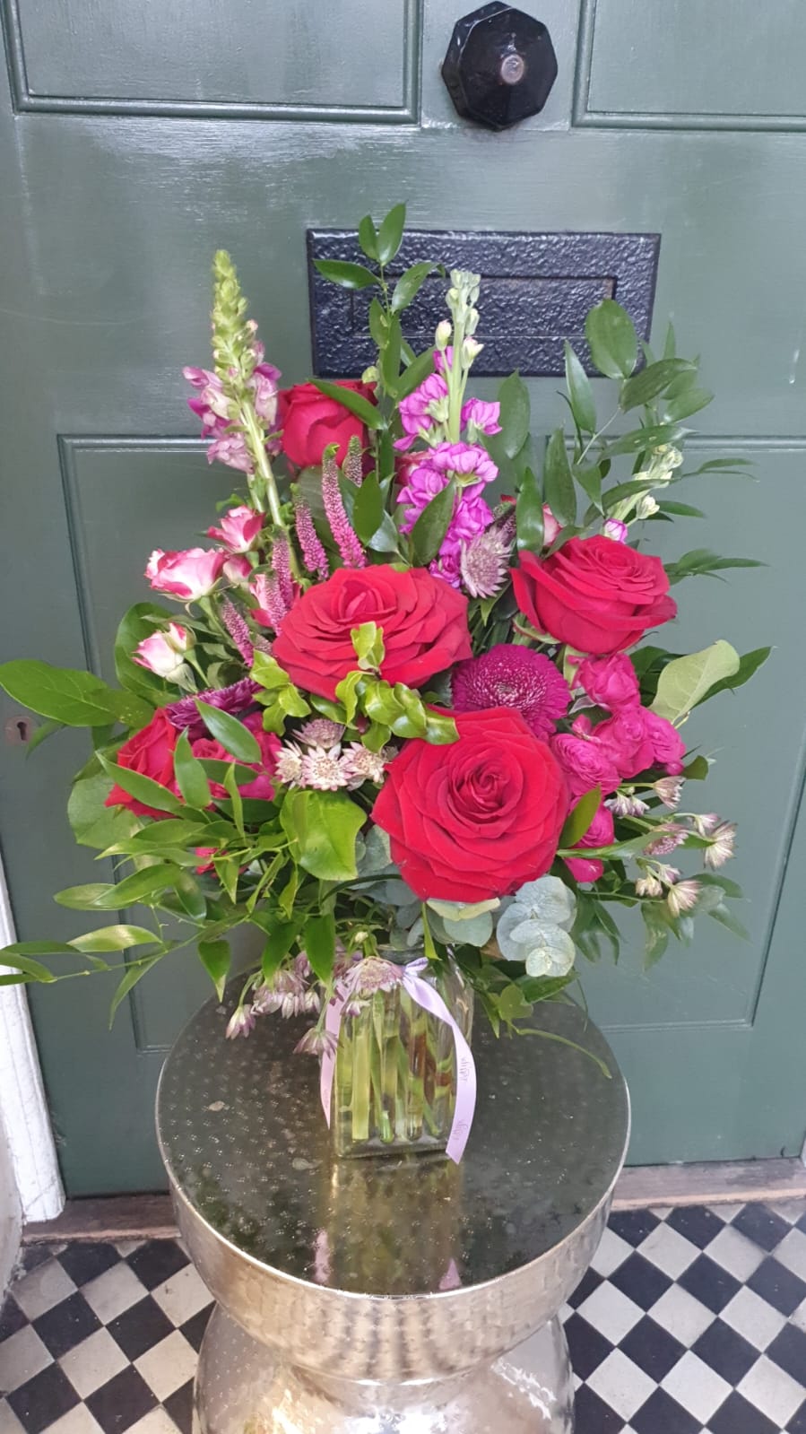 Premium floral arrangement in vase