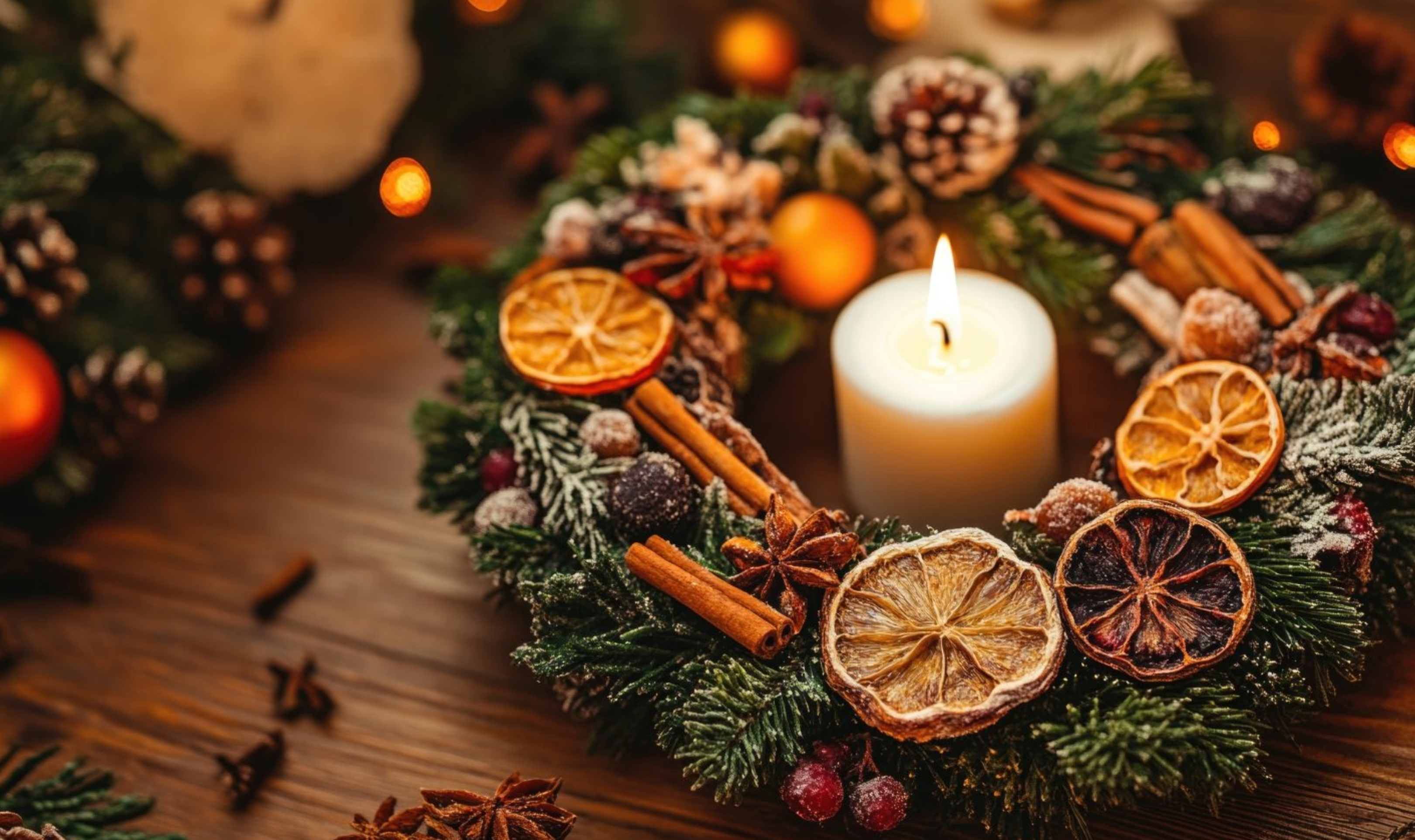 Christmas table centrepieces variety