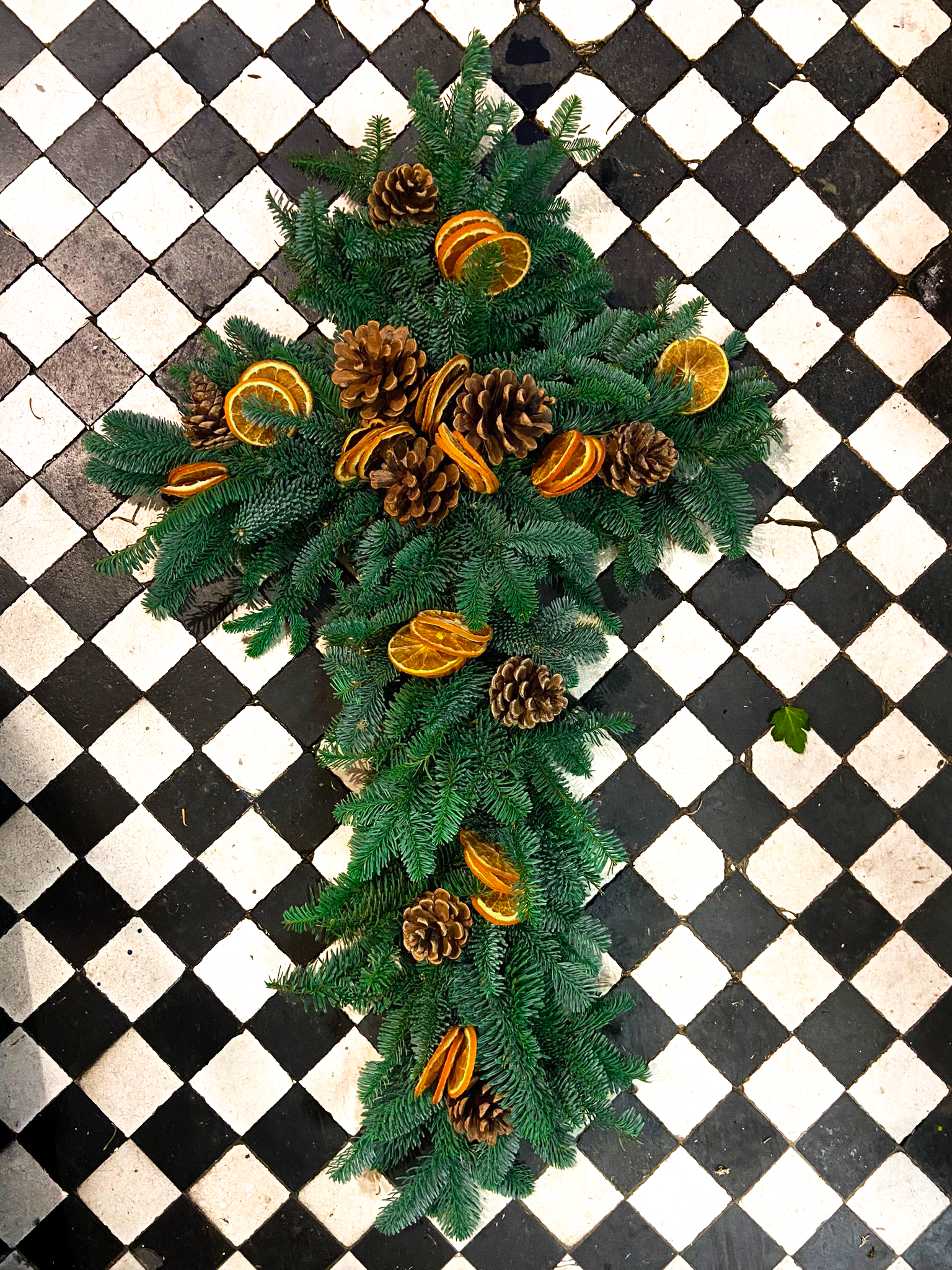 Christmas Orange Cross