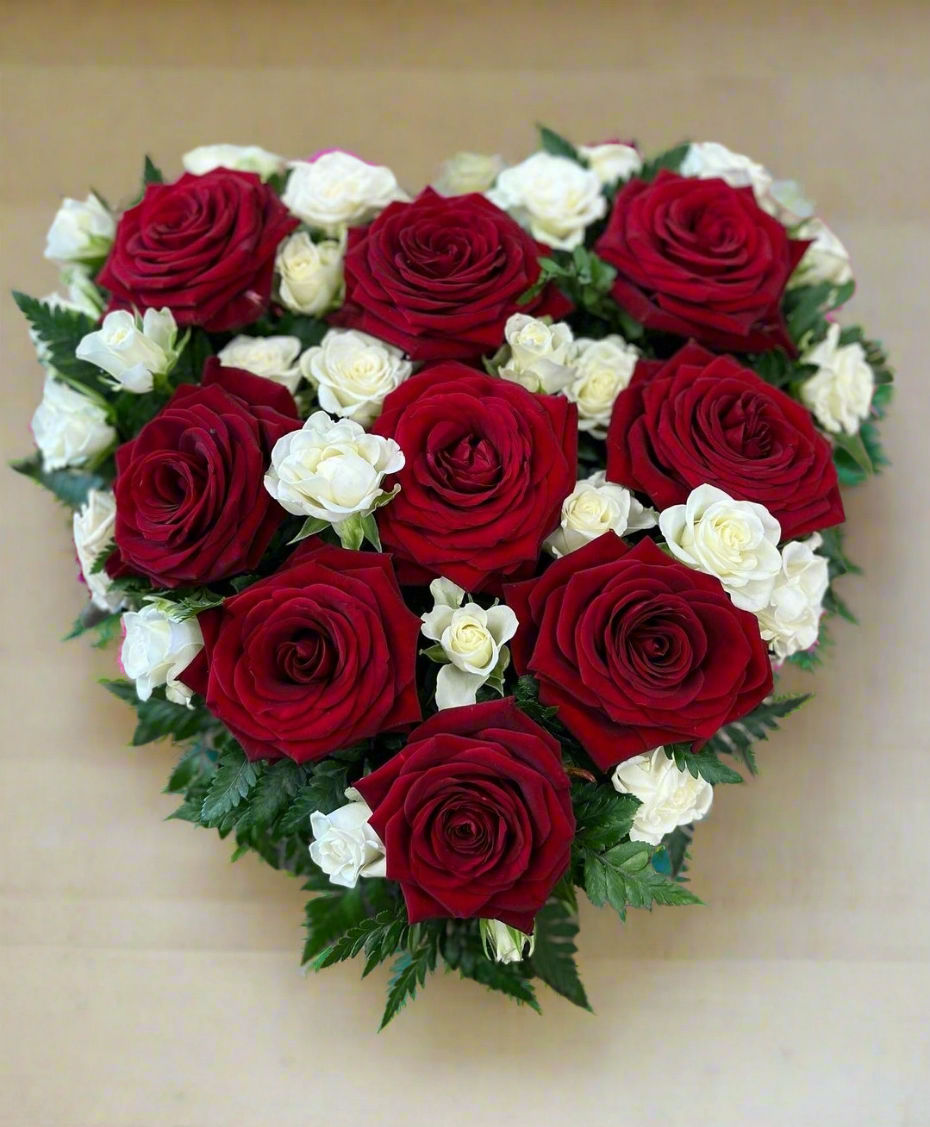 Red & White Heart Tribute