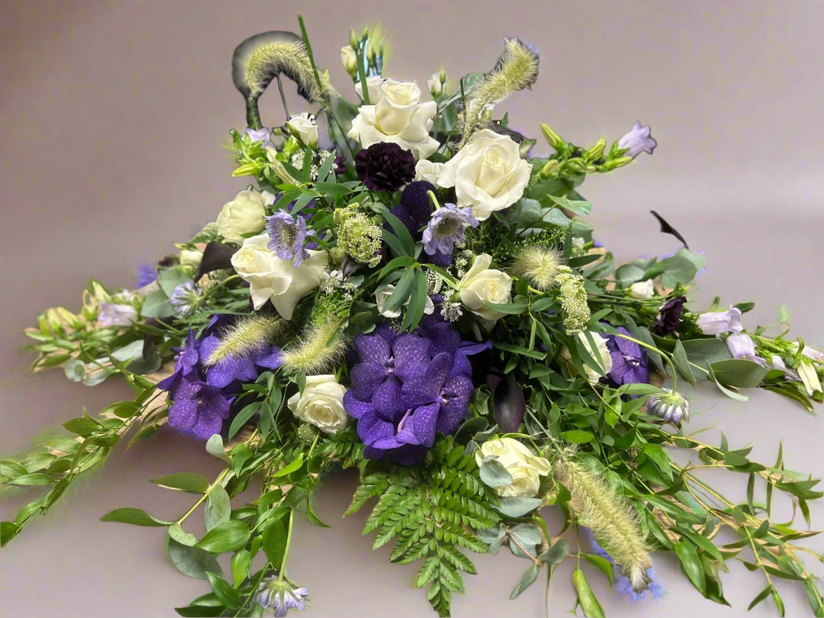 Purples & Whites Posy