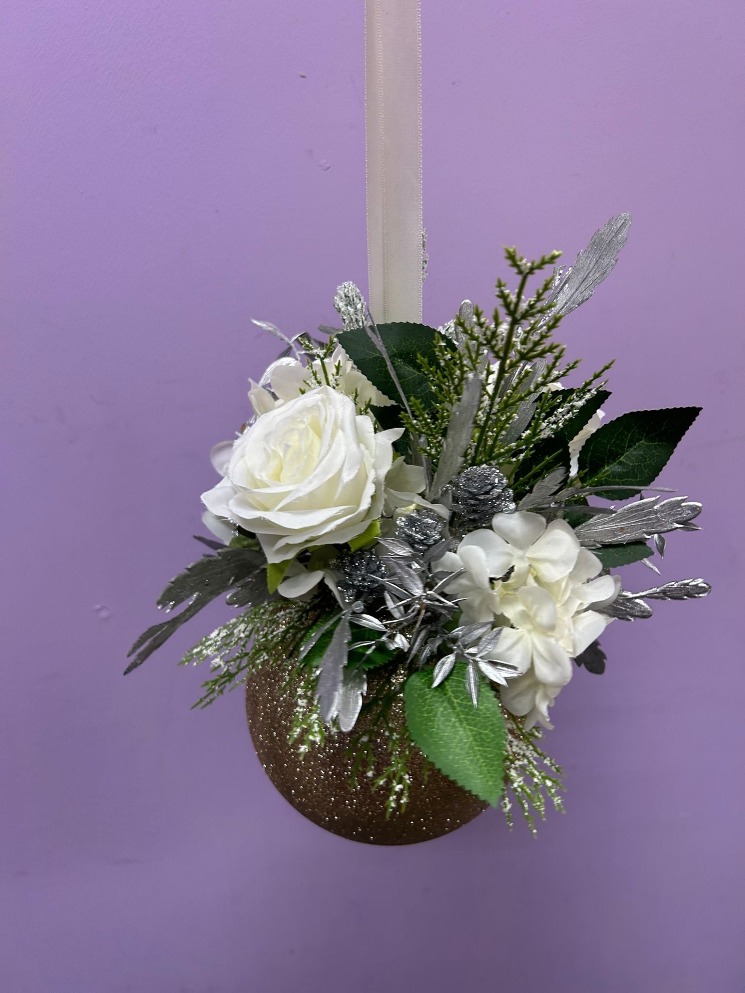 Floral Christmas Bauble