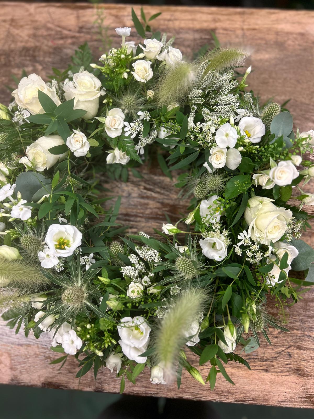 Whites Funeral Wreath