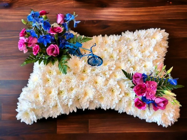 Funeral Pillow With Corsage